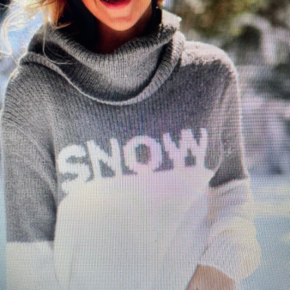 Wooden Ships "SNOW" Sweater Navy/White Mohair Cowlneck